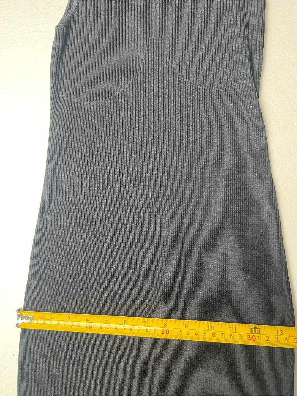 ALL: ROW Black Ribbed Maxi Tank Dress SIZE S - Picture 9 of 15